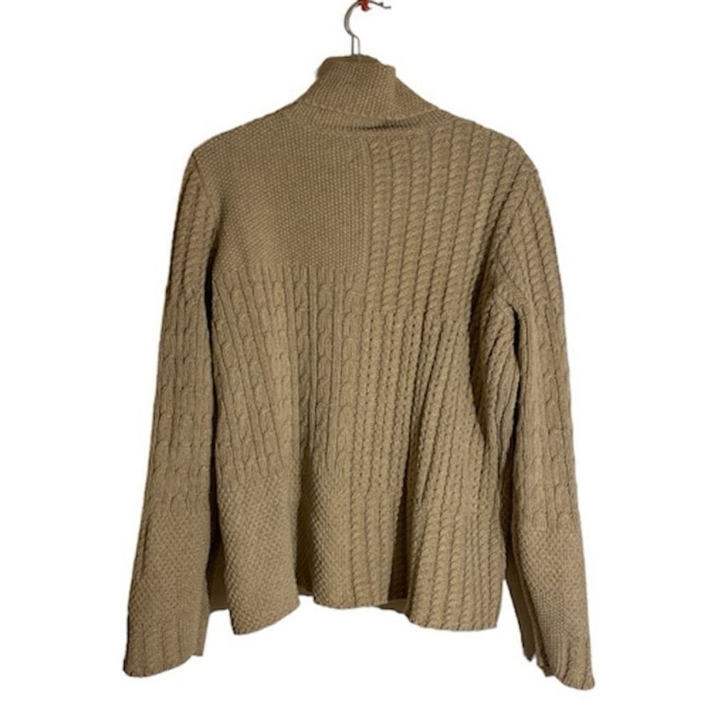 Classic Elements Turtleneck Sweater Multi Stitch … - image 2